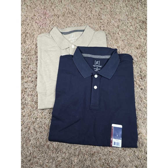 George Other - Mens Small 2 Pack New Dress Shirts‎